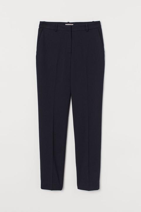 Pantalon De Tailleur - Bleu