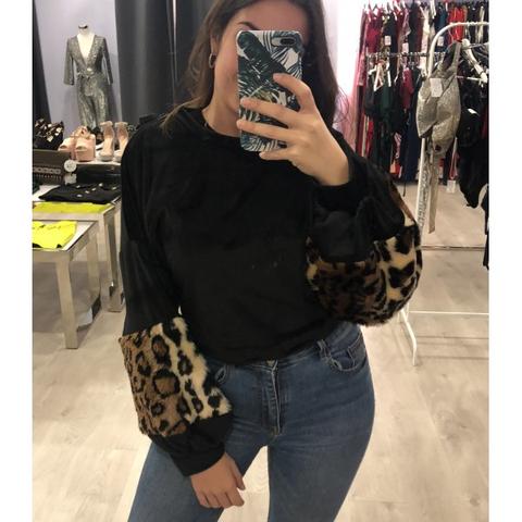 Sudadera Leopardo