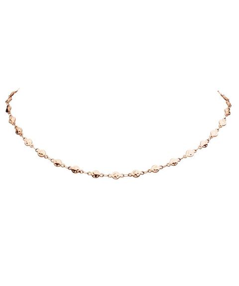 Star Circle Choker Rose Gold