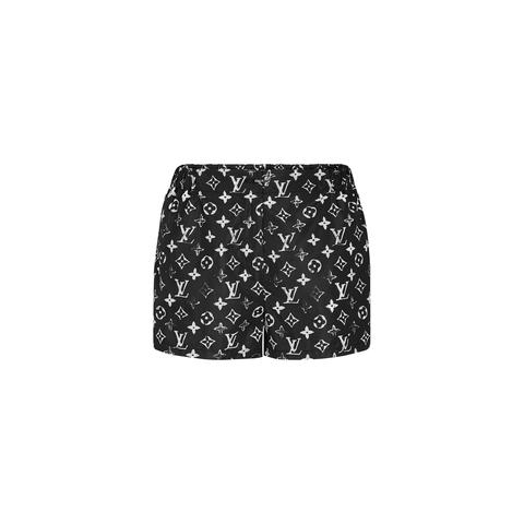 Stencil-effect Monogram Shorts