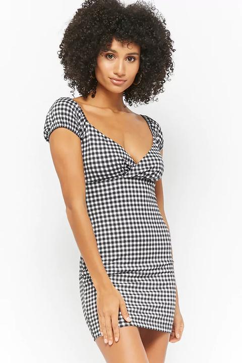 Gingham Bodycon Dress