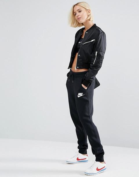 Nike - Rally - Pantaloni Sportivi Neri Regular Fit - Nero