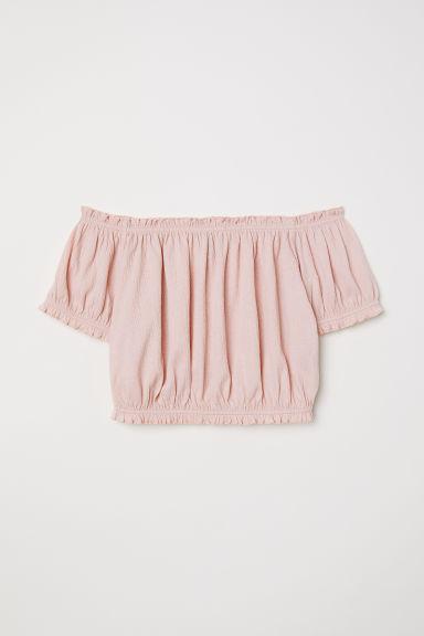 H & M - Top A Spalle Scoperte - Rosa