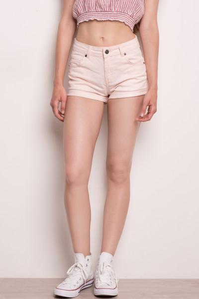 Turn-up High Waist Shorts