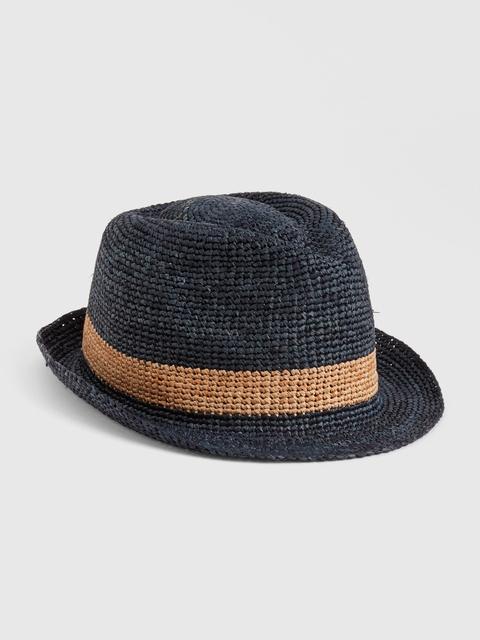 Woven Straw Fedora
