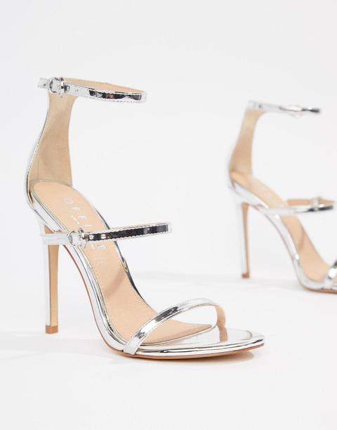 asos silver heeled sandals