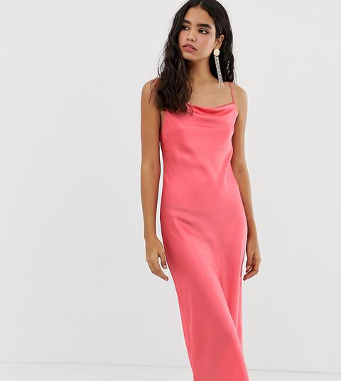 Vestido Camisola Rosa De Tirantes De Miss Selfridge