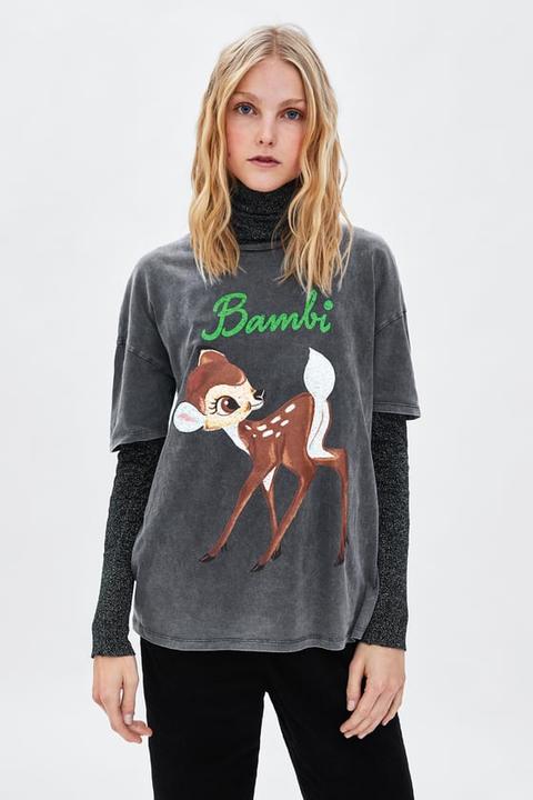 zara bambi shirt