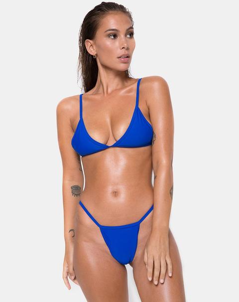 Valter Bikini Top In Royal Blue