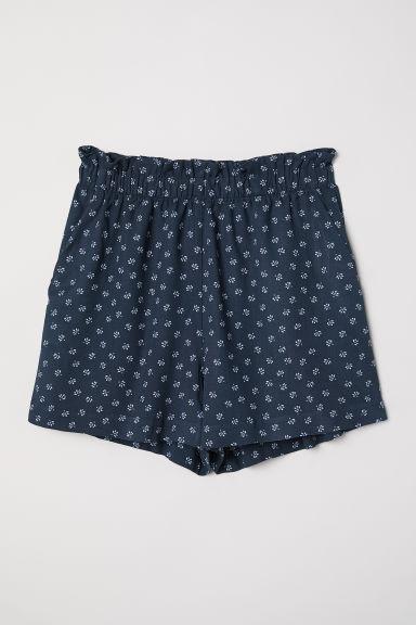 H & M - Shorts Ampi - Blu