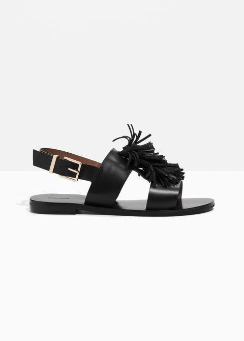 Tassel Leather Sandal