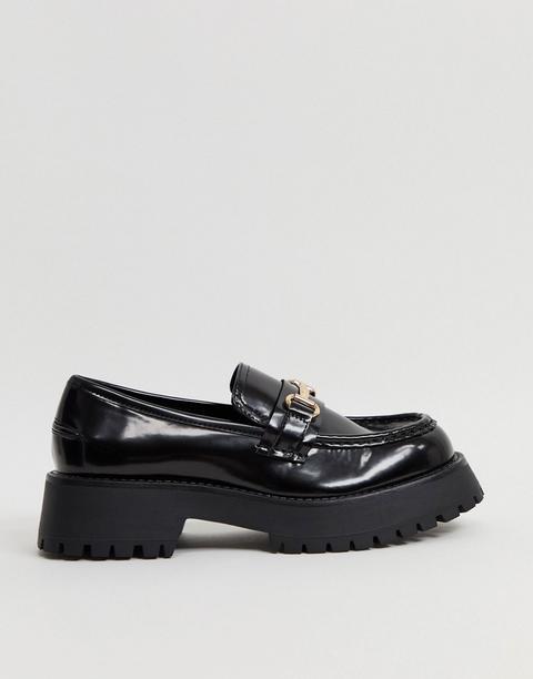 Asos Design - Monster - Mocassins À Semelle Chunky - Noir