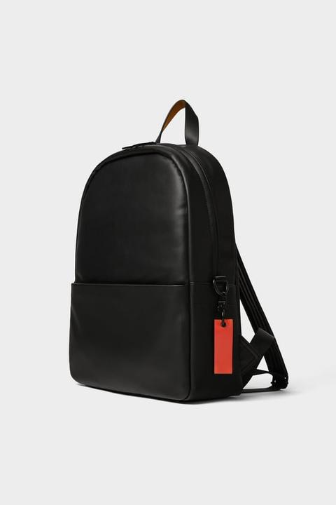 Black Backpack from Zara on 21 Buttons
