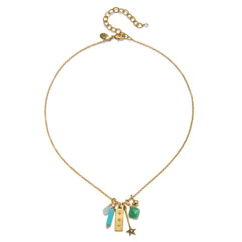 Aqua Short Harmony Necklace