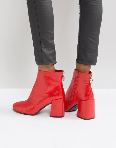 Boohoo - Stivali Rosso Patent - Rosso