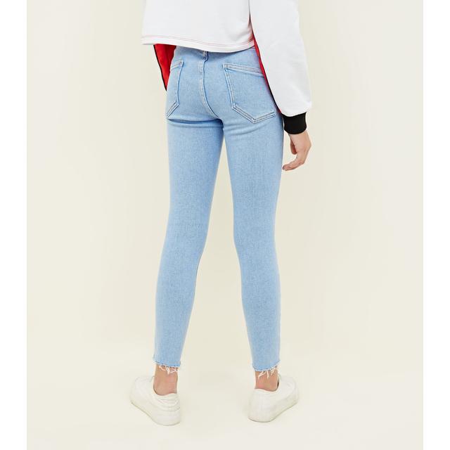 pale blue high waisted jeans