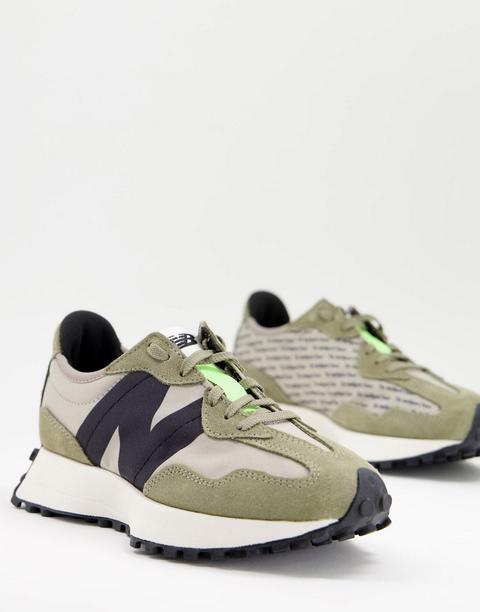 New Balance - Baskets 327 - Olive-vert