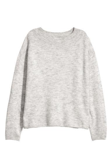 H & M - Fine-knit Jumper - Grey