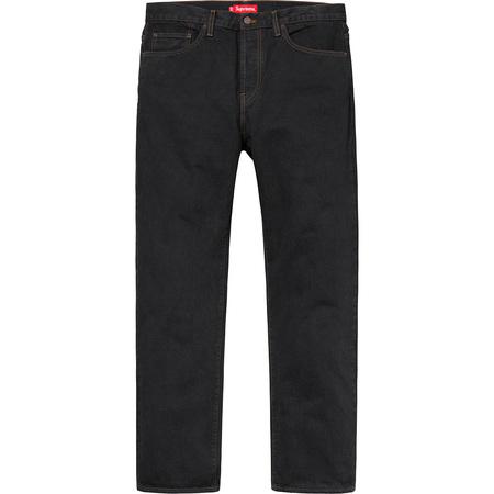 supreme washed regular jeans