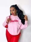 Barbie X Skinnydip Pink & Red Logo Sweatshirt