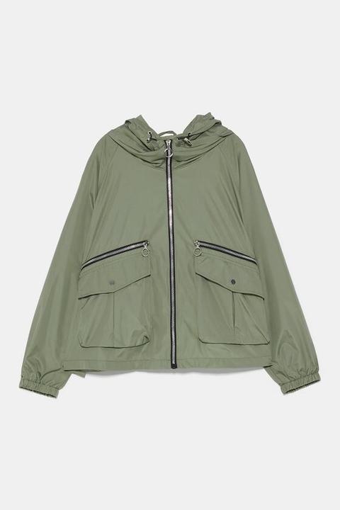 Water-repellent Jacket With Pockets