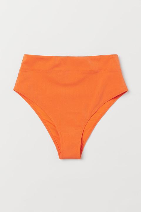 Braga De Bikini High Waist - Naranja