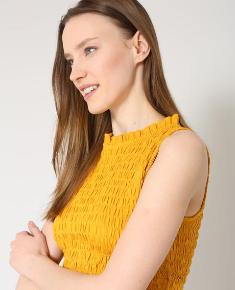 Top Cropped Con Smock