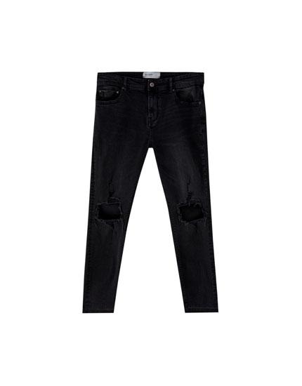 Jeans Super Skinny Fit Rotos