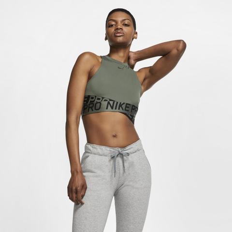 De hecho enchufe cortesía Nike Pro Intertwist Camiseta De Tirantes - Mujer - Gris de Nike en 21  Buttons