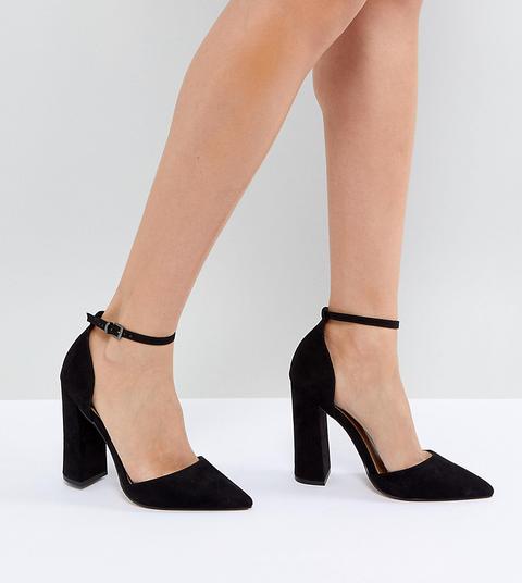 Asos Design - Pebble - Scarpe A Punta Con Tacco Alto - Nero