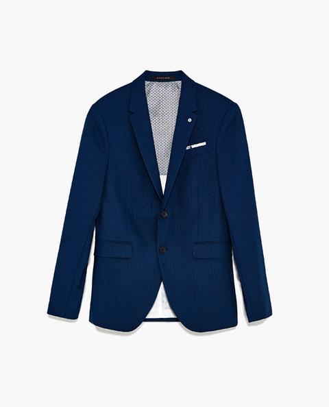 Blazer Abito Blu Inchiostro