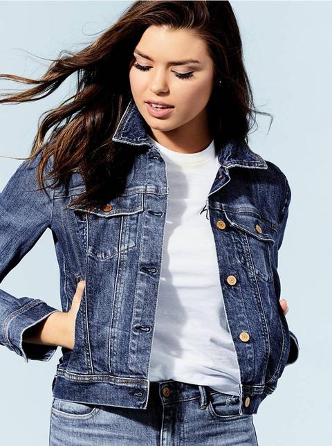 guess denim trucker jacket