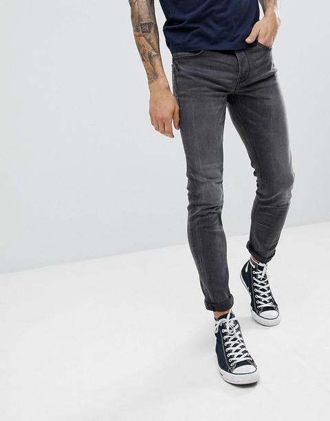 Only & Sons - Enge Jeans In Grauem Jeans - Grau