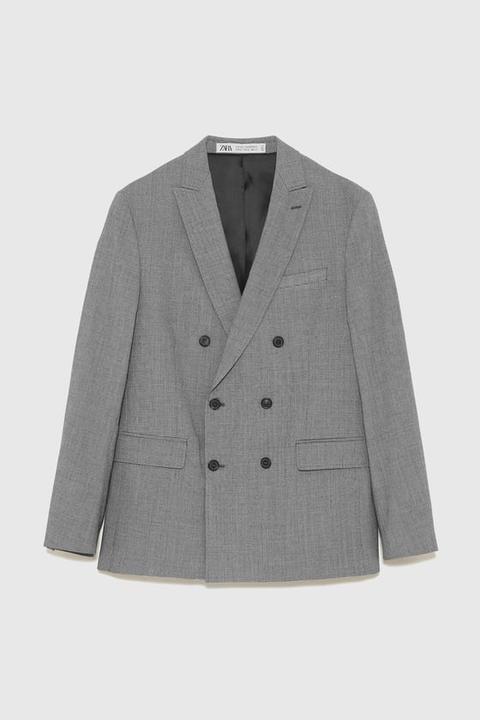 Blazer Da Completo Doppiopetto A Quadri
