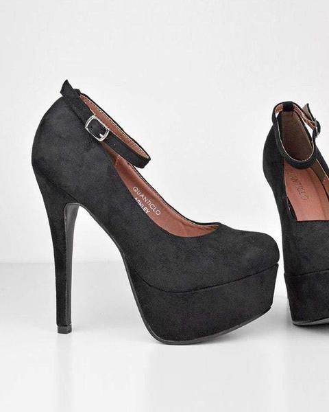 Ashley - Black Stiletto High Heels
