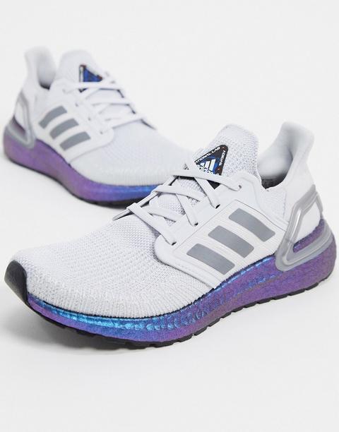 Zapatillas En Gris Running Ultraboost 20 De Adidas