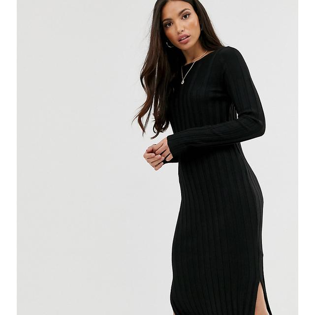 fine knit midi dress