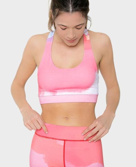 blush sports bra