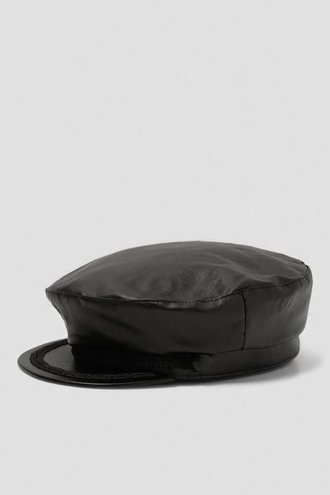 Kapitänsmütze Aus Kunstleder