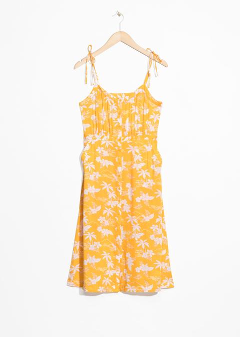 Tropical Print Sundress