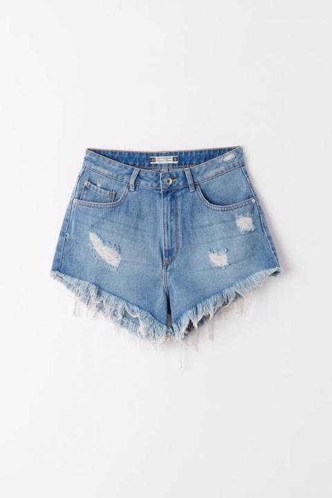 Shorts 5 Tasche Vita Alta