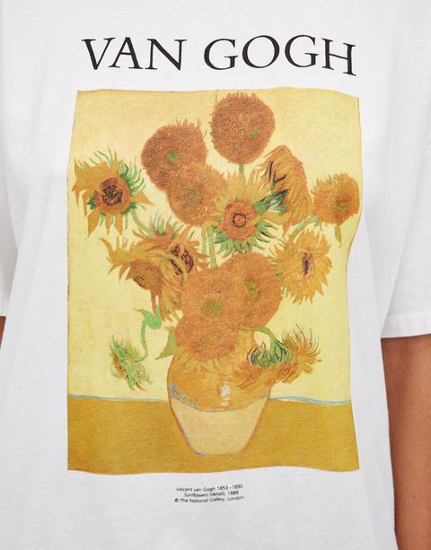 van gogh sunflowers t shirt