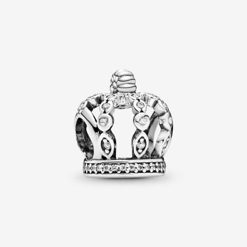 Pandora Charm Corona De Cuento De Hadas Con Circonitas Cúbicas En Plata De Ley