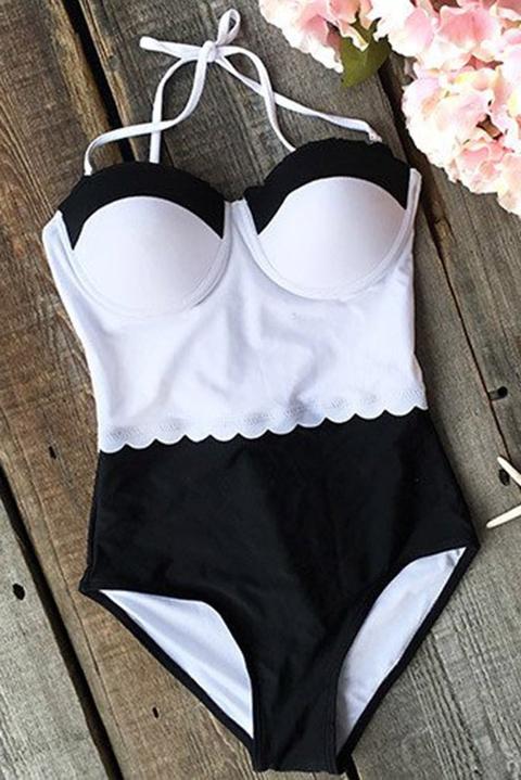 Cupshe Classic Tone Contrast One-piece Swimsuits