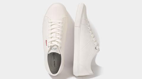levi's woods sneakers white