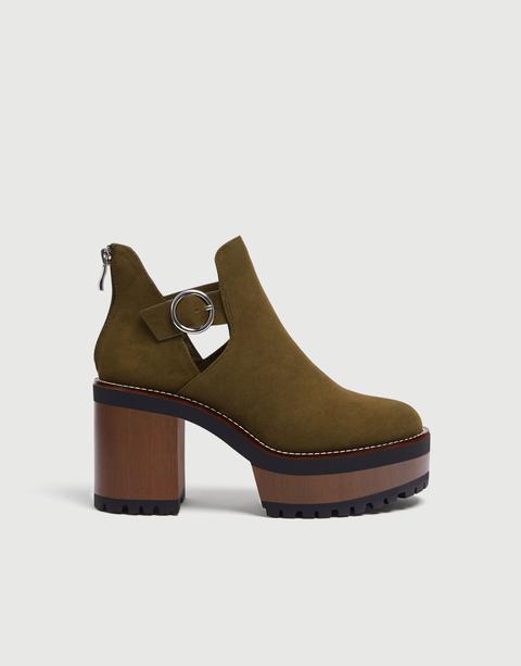 bottines talon bloc
