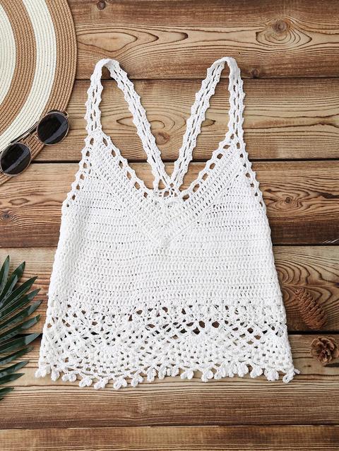 Crochet Inerbimento Up Top White