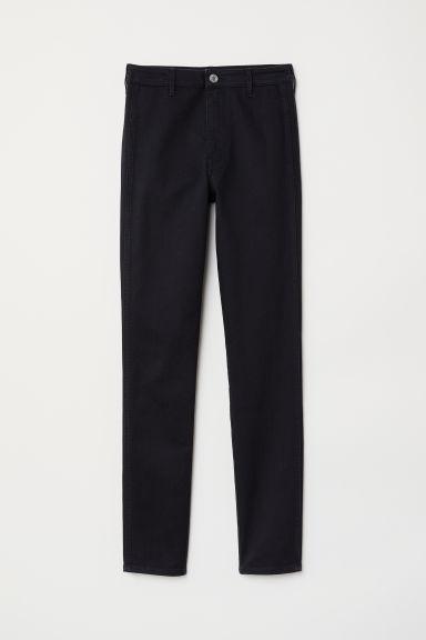 H & M - Skinny High Ankle Jeans - Nero