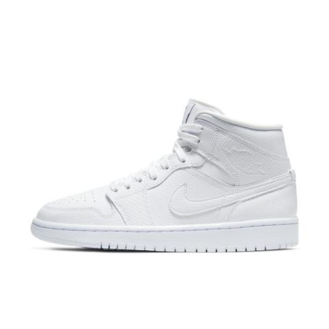 Air Jordan 1 Mid Zapatillas - Mujer - Blanco