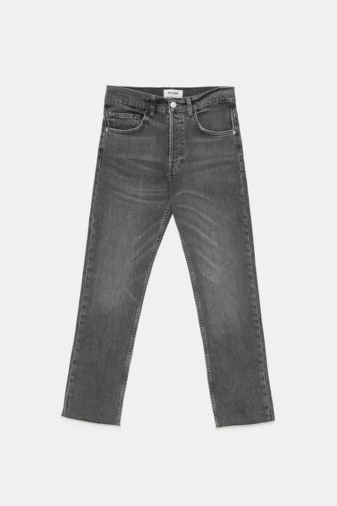 Hi-rise Slouchy Straight Jeans